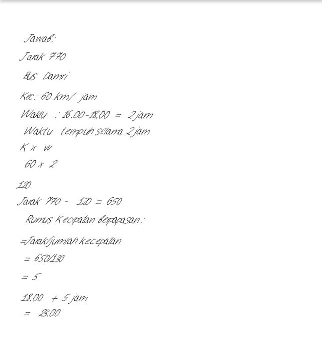 Jarak Lurus Jakarta Surabaya Pembahasan Soal