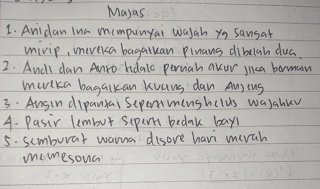 Teks Deskripsi Menggunaka Lihat Cara Penyelesaian Di Qanda