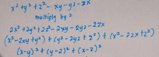 Prove That X2y2z2 Xy Yz Zx Is See How To Solve It At Qanda Prove That X2y2z2 Xy Yz Zx Is See How To Solve It At Qanda