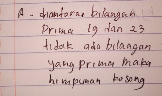 Diantara Himpunan Bilangan Berikut Yang Merupakan Himpunan Bilangan Prima Adalah