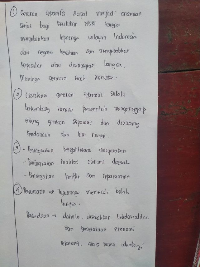 Gerakan Separatis Masih M Lihat Cara Penyelesaian Di Qanda