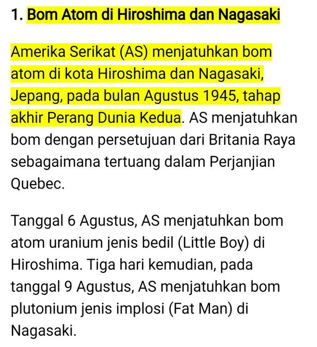 2 Pada Tanggal 6 Agustus Descubre Como Resolverlo En Qanda