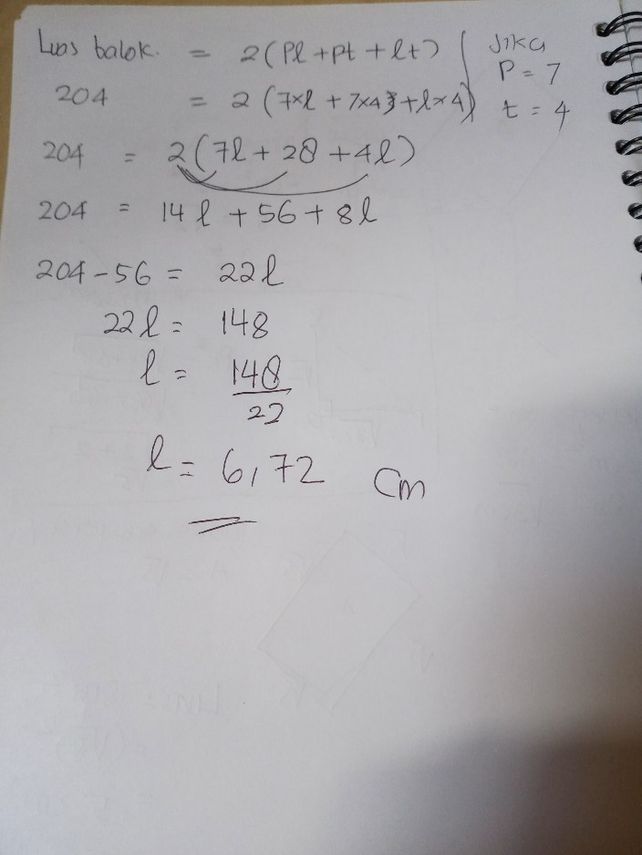 Sebuah Balok Memiliki Lu Descubre Como Resolverlo En Qanda