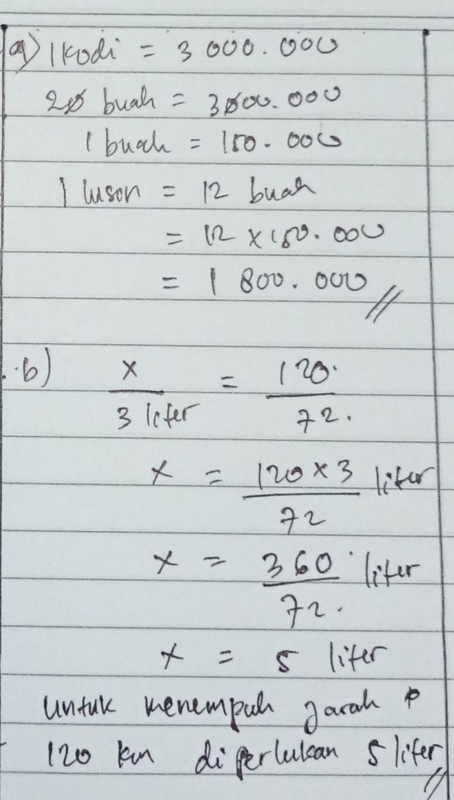 1 Kodi Adalah Berapa Biji