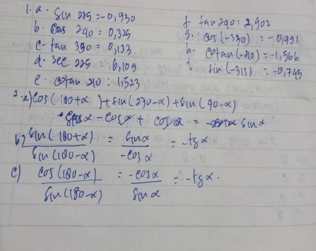 Nilai Dari Sin 240 Sin 225 Cos 315 Studi Indonesia