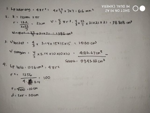 1 Sebutir Kelereng Memiliki A See How To Solve It At Qanda