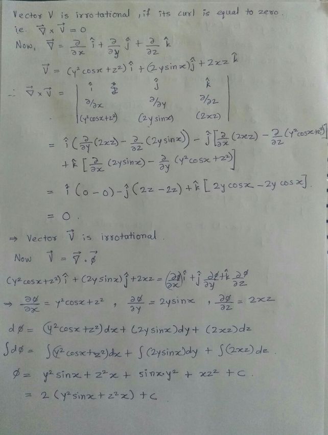 03 01 Prove That F Y2cosxz2 B See How To Solve It At Qanda