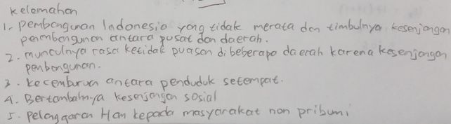 Tuliskan kelebihan dan ke... Lihat cara penyelesaian di QANDA