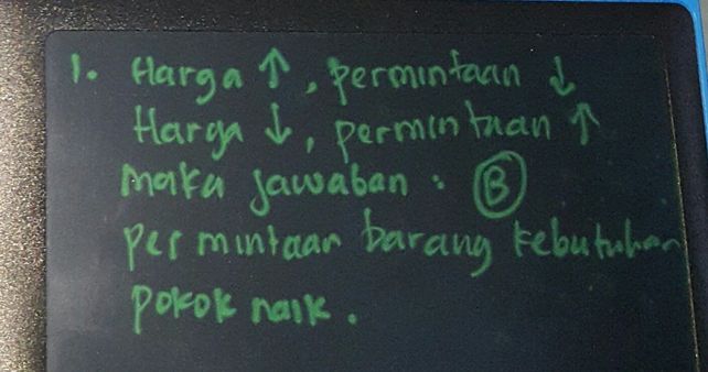 Dalam Konsep Permintaan 1 Lihat Cara Penyelesaian Di Qanda