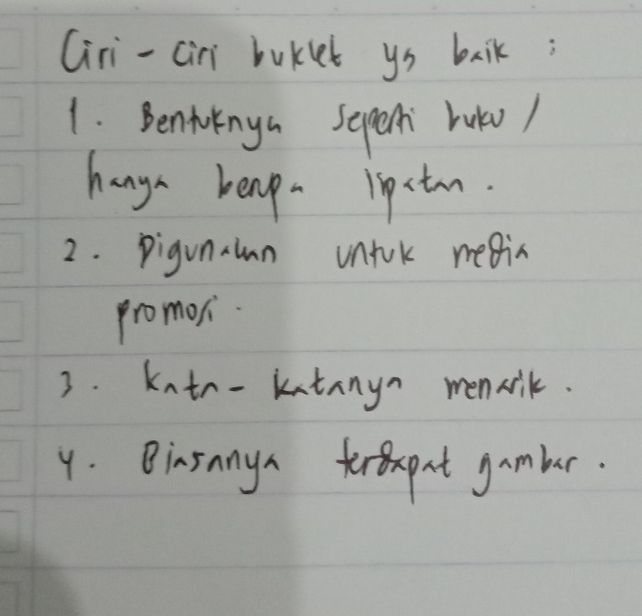 1 Jelaskan Cir Ciri Bukle Lihat Cara Penyelesaian Di Qanda 1 Jelaskan Cir Ciri Bukle Lihat Cara Penyelesaian Di Qanda