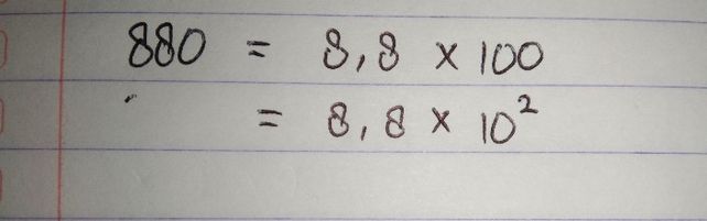 Notasi Ilmiah Untulk 880 Lihat Cara Penyelesaian Di Qanda
