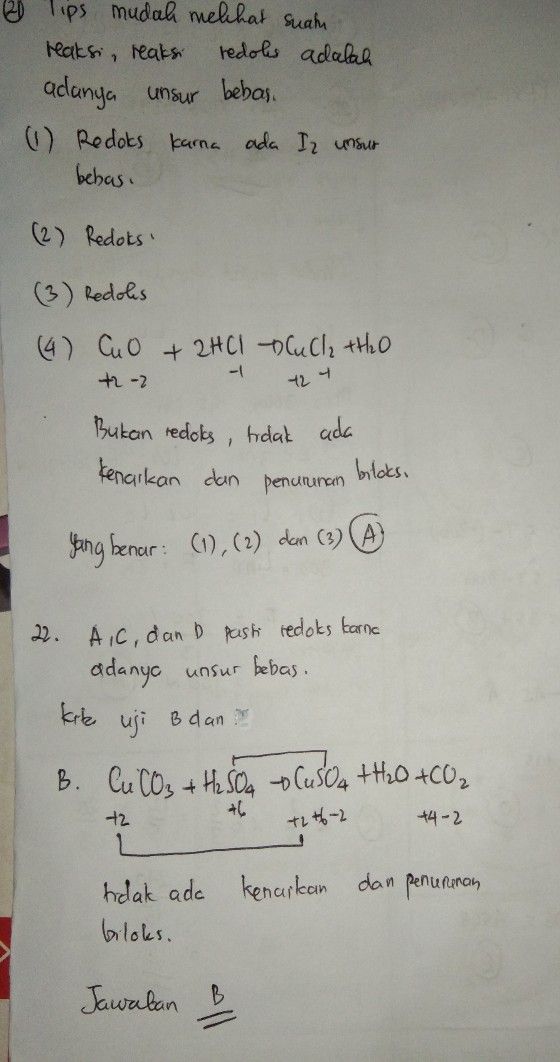 Antara Reaksi Di Bawah In Lihat Cara Penyelesaian Di Qanda