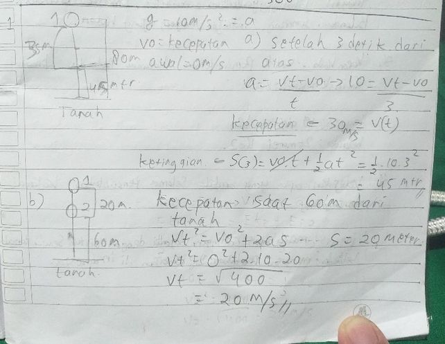 1 Sebuah Benda Dijatuhkan Lihat Cara Penyelesaian Di Qanda 1 Sebuah Benda Dijatuhkan Lihat Cara Penyelesaian Di Qanda