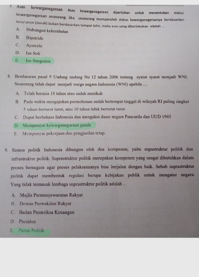 Kewarganegaraan Seseoran Descubre Como Resolverlo En Qanda
