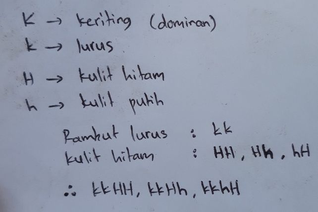 Gen K Mengode Rambut Keri Lihat Cara Penyelesaian Di Qanda