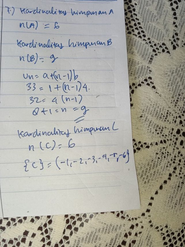 Kardinalitas Himpunan Ada Lihat Cara Penyelesaian Di Qanda
