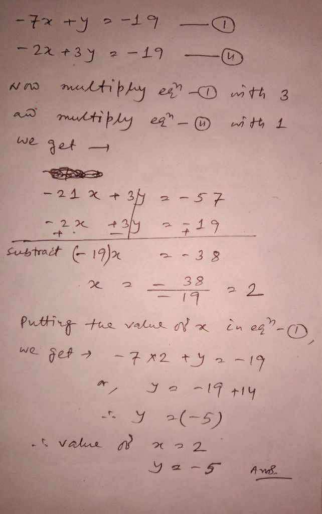 2a 7xy 19 See How To Solve It At Qanda