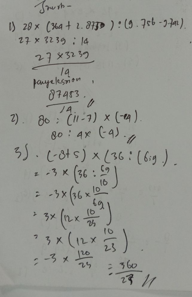 Operasi Hitung Campuran P Lihat Cara Penyelesaian Di Qanda