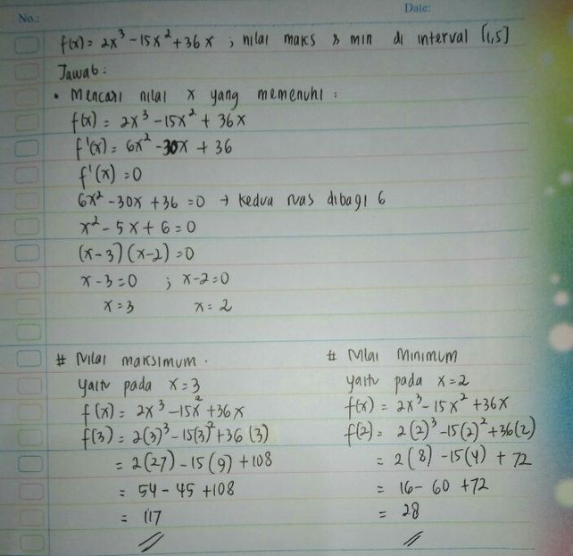2 Tentukan Nilai Maksimal Lihat Cara Penyelesaian Di Qanda