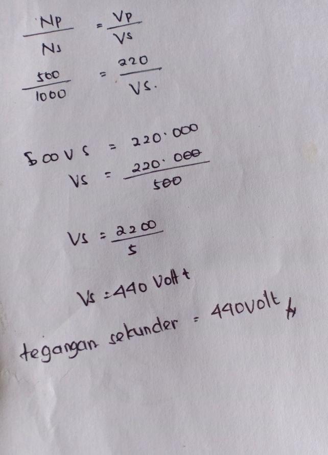 3 Sebuah Transformator Me Lihat Cara Penyelesaian Di Qanda