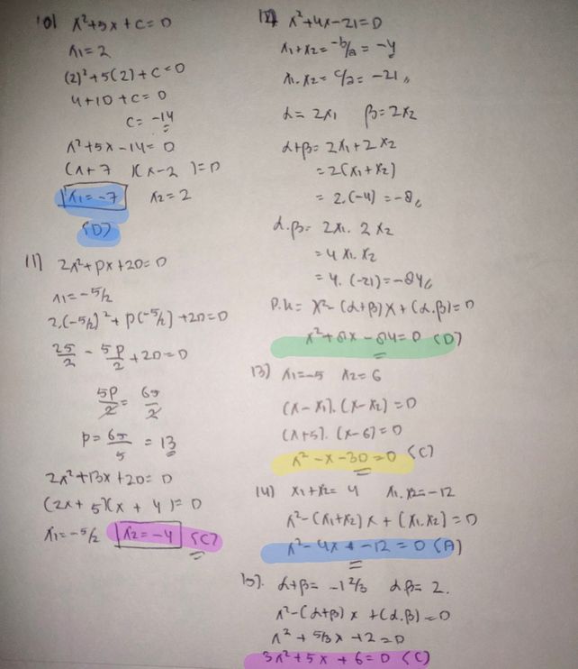 One Ofroots Ofquadratic E Lihat Cara Penyelesaian Di Qanda