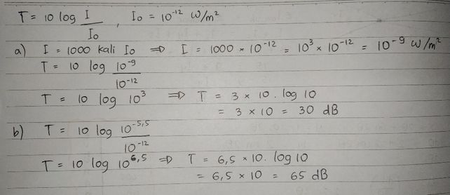 5 Taraf Intensitas Bunyi Descubre Como Resolverlo En Qanda