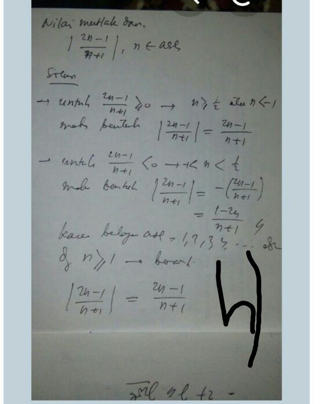 Tentukanlah Nilai Mutlak Lihat Cara Penyelesaian Di Qanda