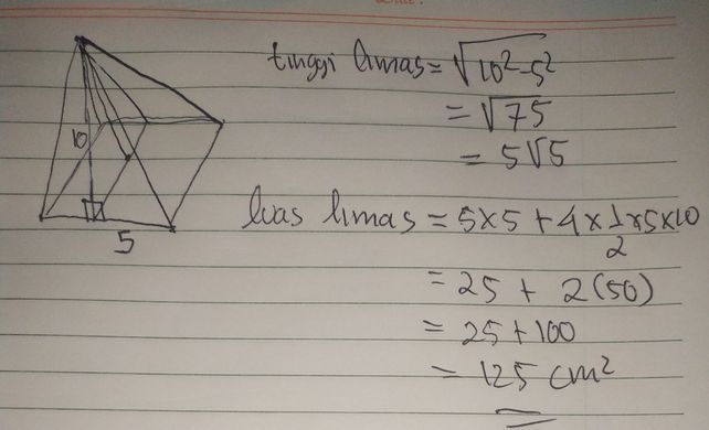 10 Alas Sebuah Limas Ber Descubre Como Resolverlo En Qanda