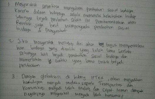 Mengapa masyarakat indonesia senantiasa mengalami perubahan sosial budaya