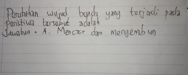 Perubahan Wujud Benda Ya Descubre Como Resolverlo En Qanda