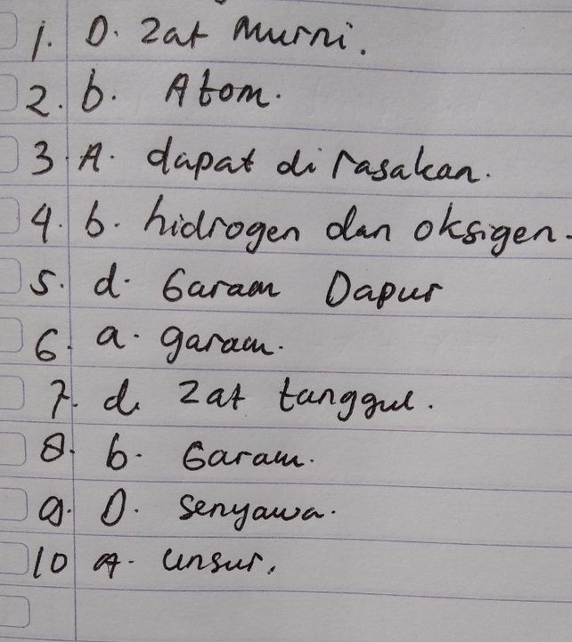 Sebutkan 3 Contoh Zat Tunggal Dan Campuran