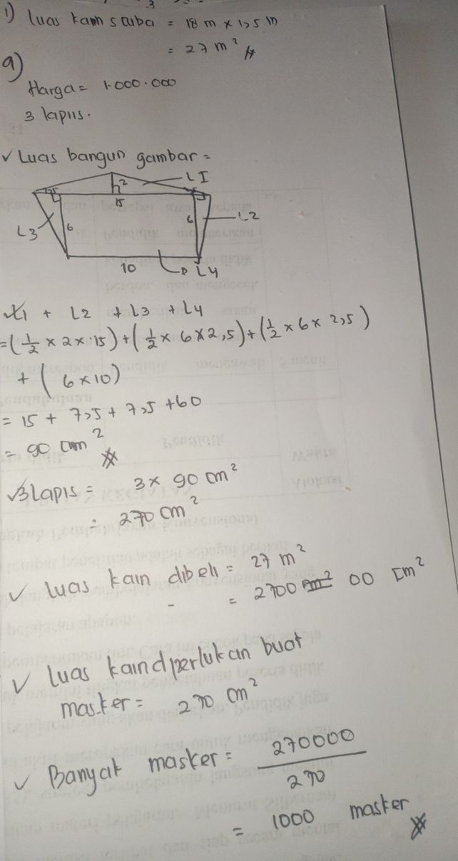 1 Seorang Penjahit Membel Lihat Cara Penyelesaian Di Qanda