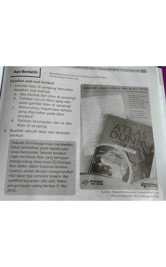 Buatlah Sebuah Iklan Dari Deskripsi Berikut Buatlah Surat Undangan