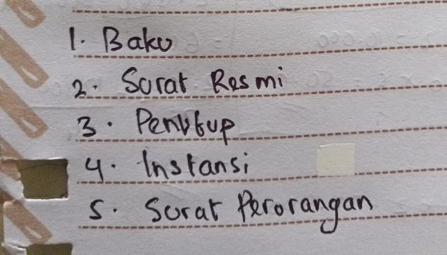 1 Dalam Surat Undangan Re Lihat Cara Penyelesaian Di Qanda