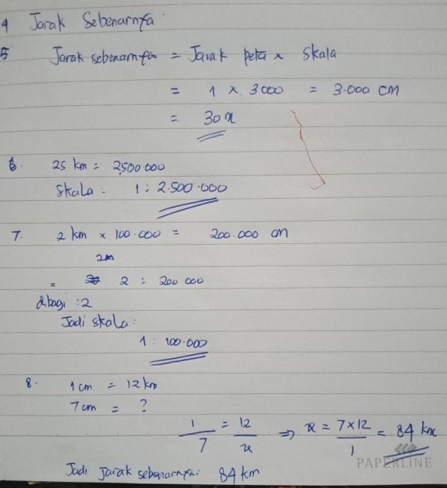 4 Skala Adalah Perbandin Descubre Como Resolverlo En Qanda