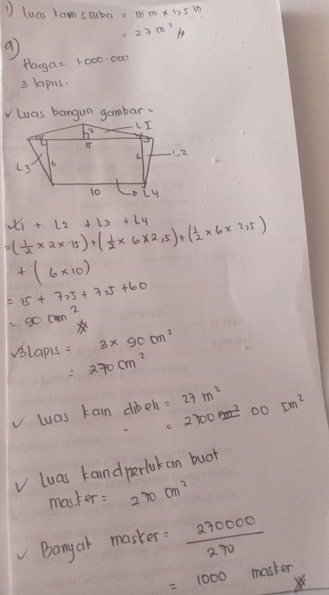 1 Seorang Penjahit Membel Lihat Cara Penyelesaian Di Qanda