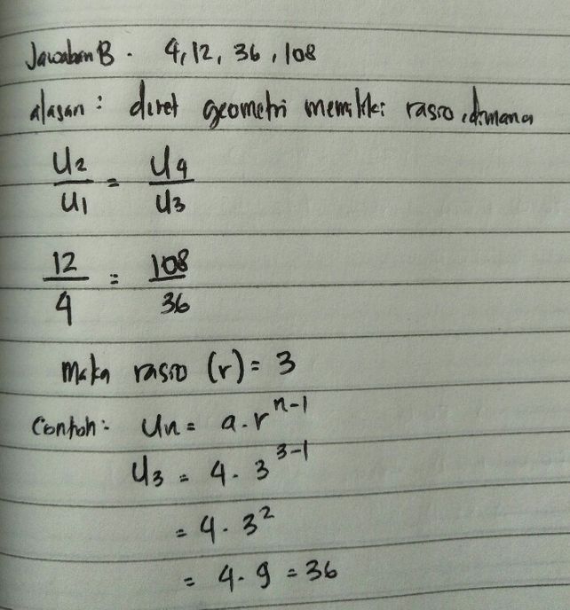 1 Dariempat Barisan Bila Descubre Como Resolverlo En Qanda
