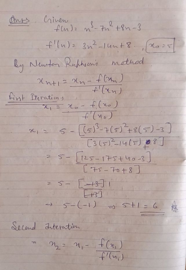 Se Newtons Method To Determin See How To Solve It At Qanda