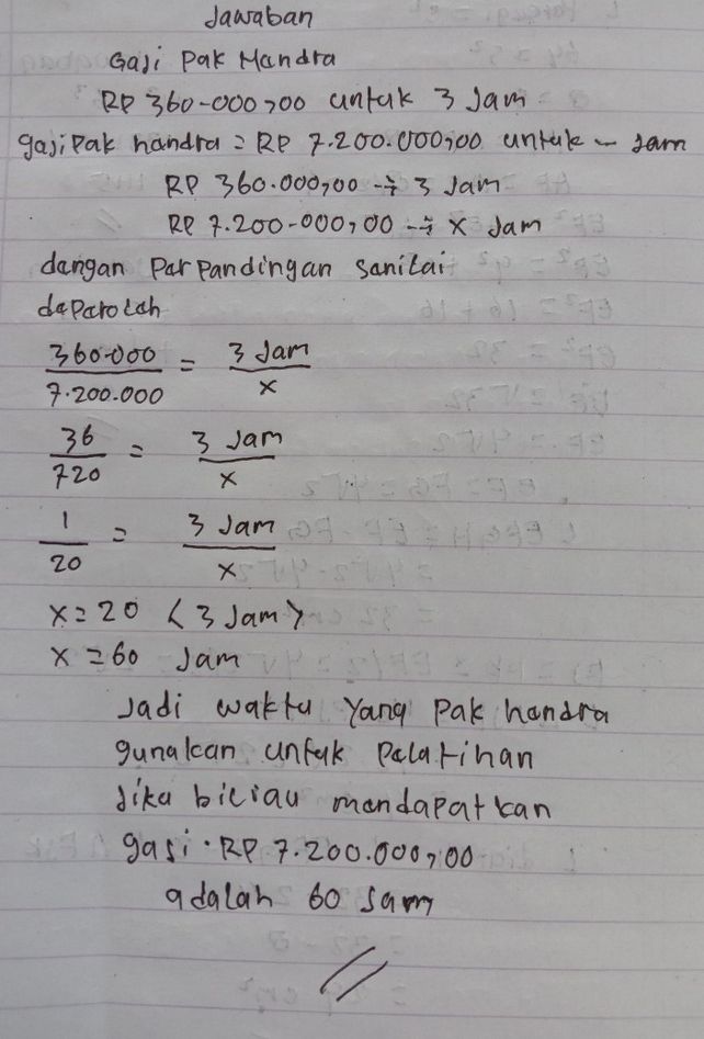 Pak Hendra Digaji Rp 36000000 See How To Solve It At Qanda