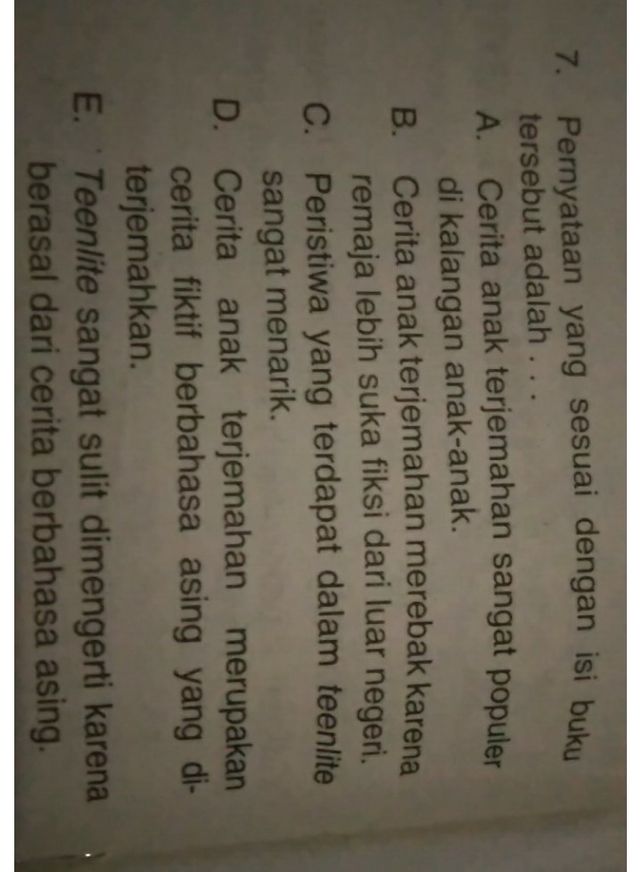 Contoh Cerita Fiksi Pendek Bahasa Inggris