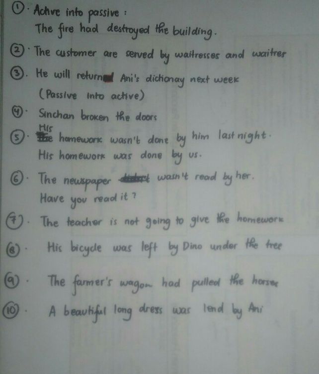 Make These Sentences Into Act See How To Solve It At Qanda