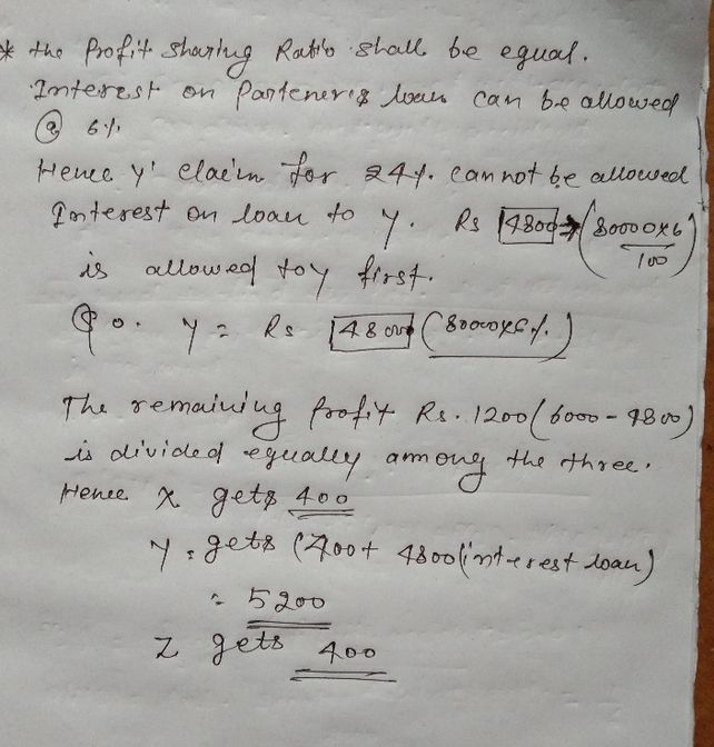 46 X Y And Z Are Partners In See How To Solve It At Qanda