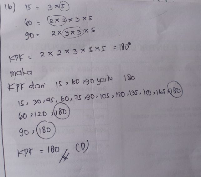 Kpk Dari 60 90 Dan 120 Adalah Studi Indonesia