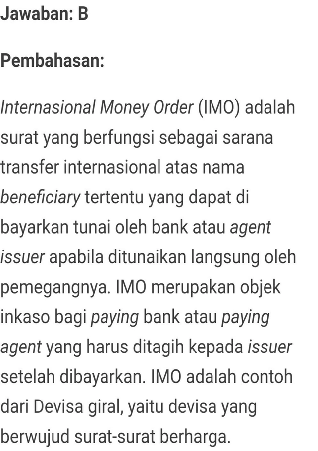 Internasional Money Order Lihat Cara Penyelesaian Di Qanda