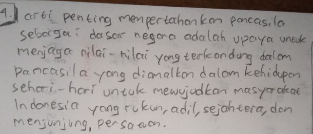 Tuliskan kelebihan dan ke&hellip; Lihat cara penyelesaian di