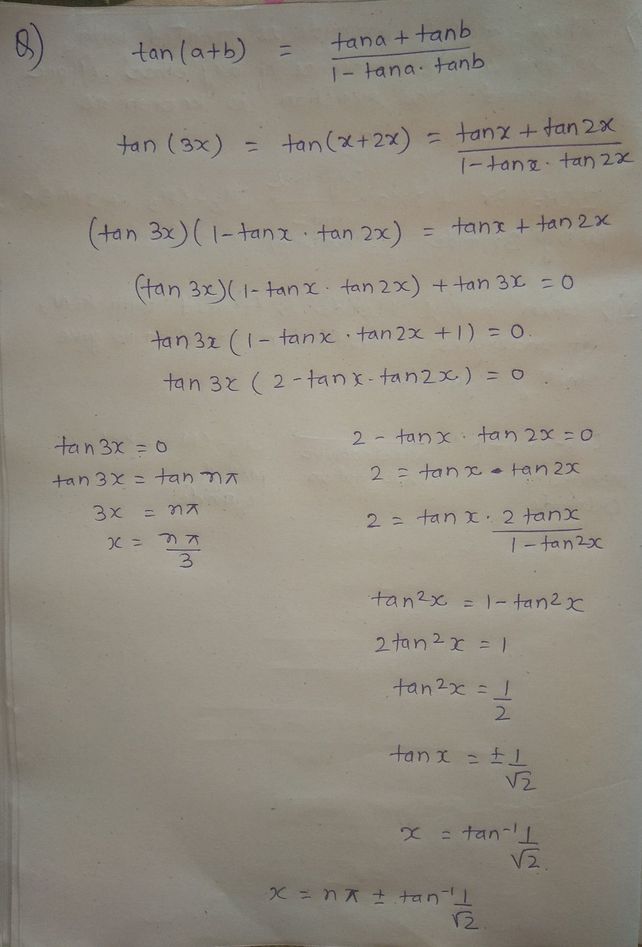 Tanxtan2xtan3x0 See How To Solve It At Qanda