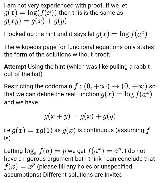 3aa If F Xy F X F Y Then F T See How To Solve It At Qanda