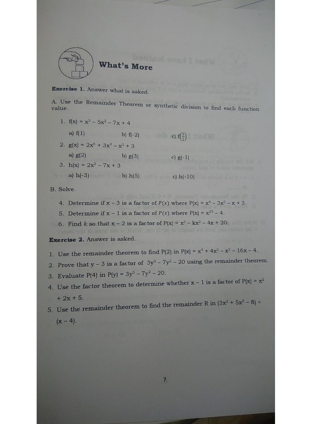 7 When Px Divided By And Th See How To Solve It At Qanda