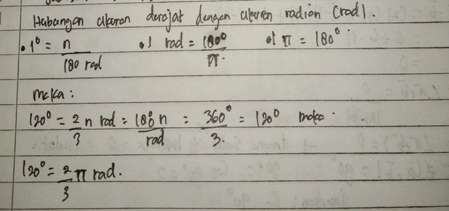 Ubahlah Besar Sudut 120 D Lihat Cara Penyelesaian Di Qanda